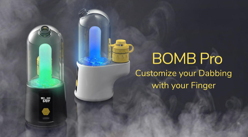 a smoke and a device